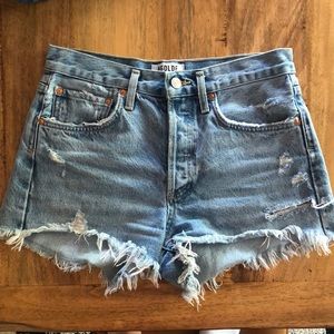 AGOLDE Parker Vintage Cut Off Shorts | size 25